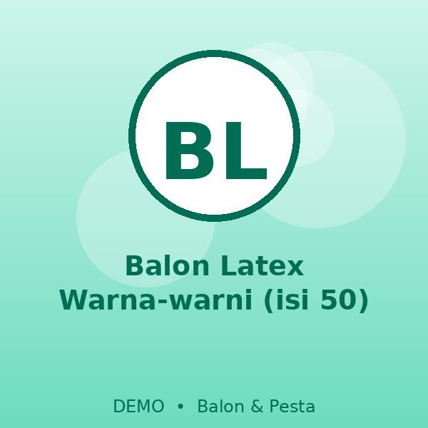 Balon Latex Warna-warni (isi 50)