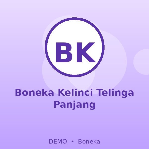 Boneka Kelinci Telinga Panjang