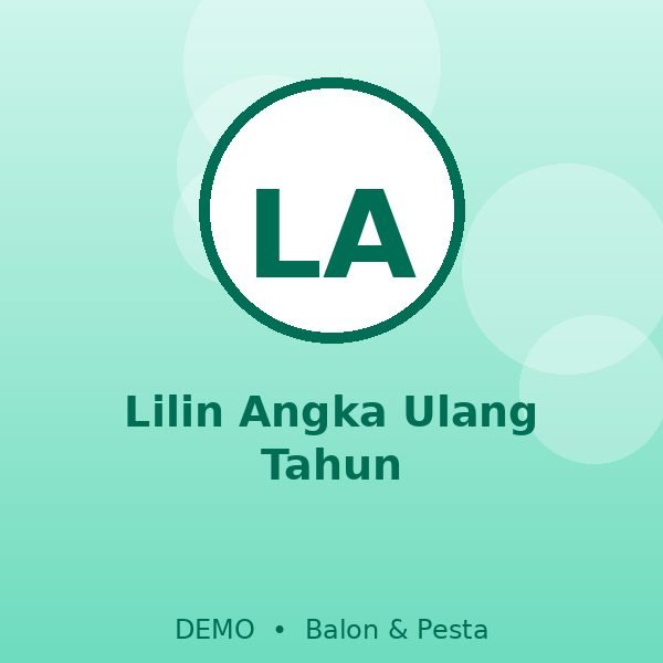 Lilin Angka Ulang Tahun