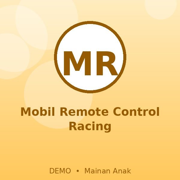 Mobil Remote Control Racing