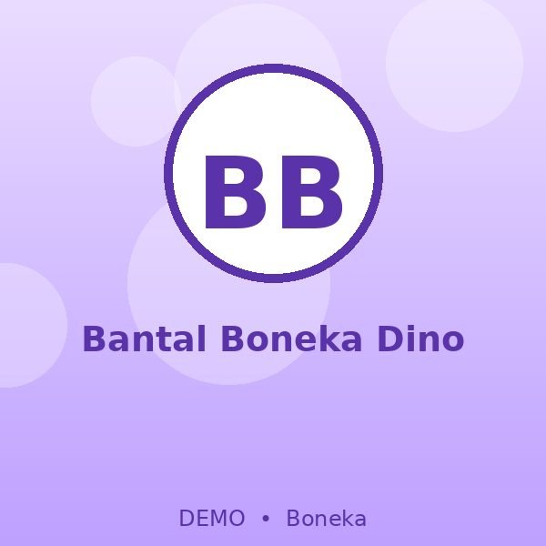 Bantal Boneka Dino