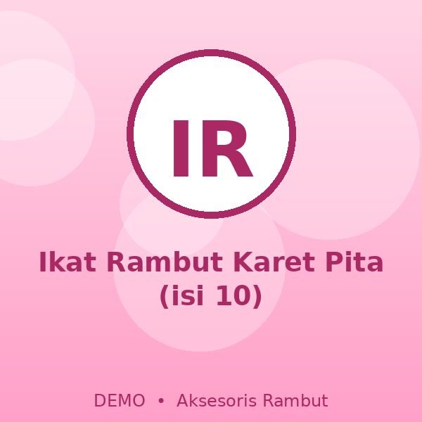 Ikat Rambut Karet Pita (isi 10)