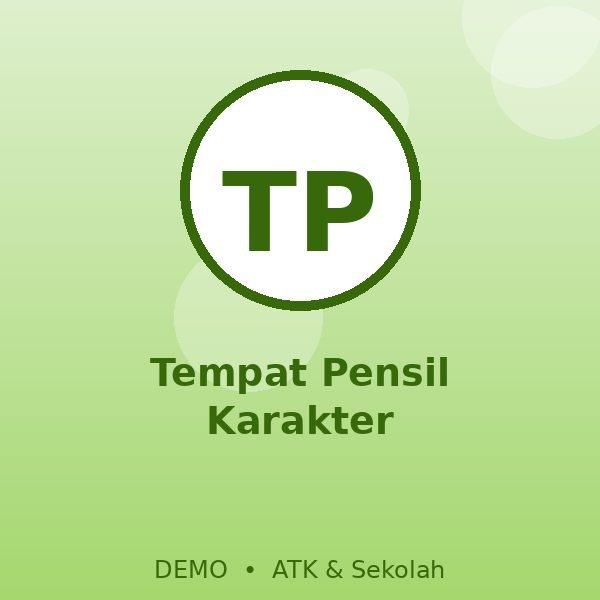 Tempat Pensil Karakter