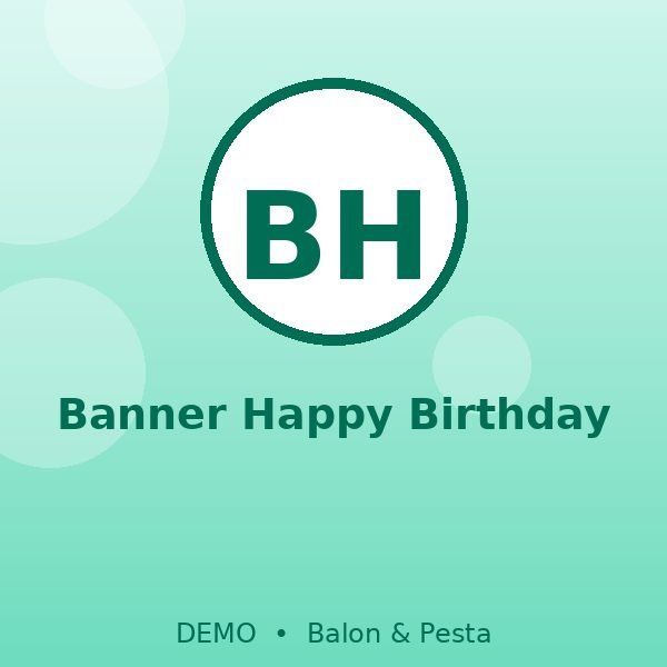 Banner Happy Birthday