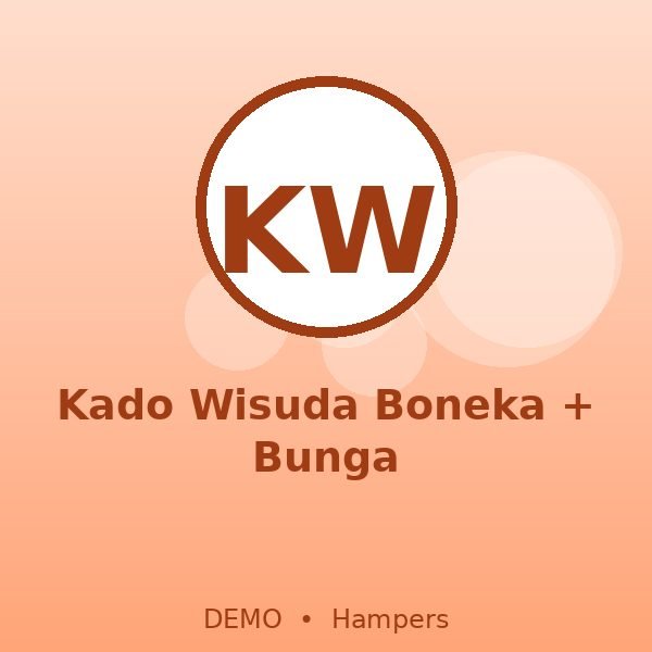 Kado Wisuda Boneka + Bunga