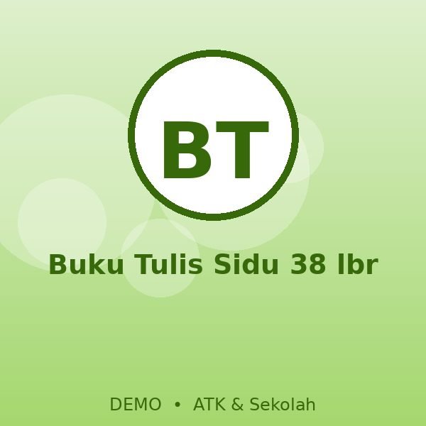 Buku Tulis Sidu 38 lbr