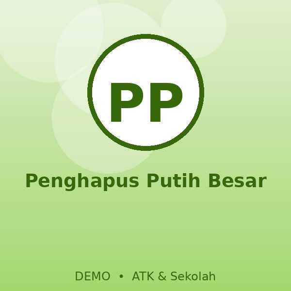 Penghapus Putih Besar